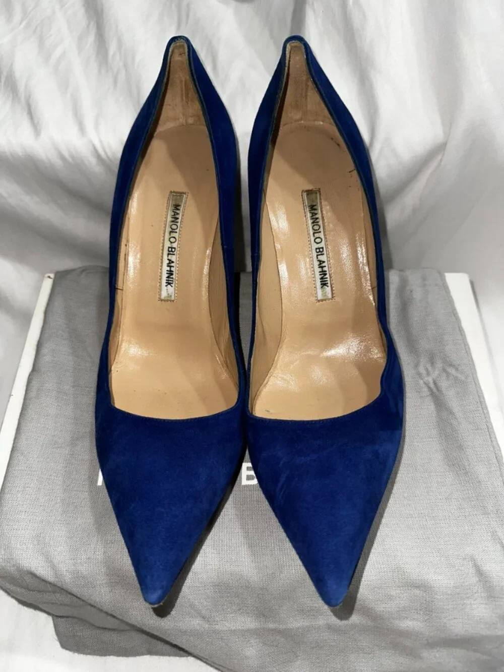 Manolo Blahnik, 40.5, Royal Blue